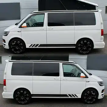 Masina Dungi Laterale Autocolante RULOTA Caravana de Vinil Autocolant Decal SUV, Pickup Off-road DIY Decor Pentru VW T4 T5