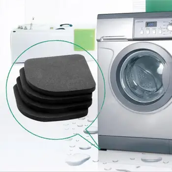 Mașină de spălat Anti-Vibrații Pad Mat Non-Alunecare Tampoane de Șoc Rogojini Frigider 4buc/set Bucatarie Baie Accesorii de Baie Mat