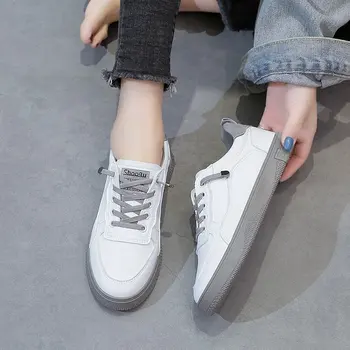 Mici, albe, pantofi iubitorii de moda all-meci single pantofi femei culoare solidă platformă unică de pantofi personalitate tendință durabil fierbinte