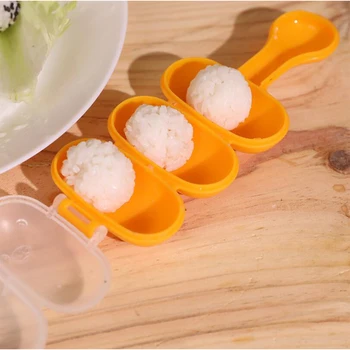 Minge de orez Mucegai din Plastic Non-Stick Rola de Orez Agitator 3-Grila de BRICOLAJ Rola Filtru de Bucătărie Alimentare Rulare Instrument