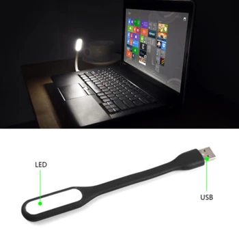 Mini Flexibil Portabil USB Lampa LED 5V 1.2 W Super-Luminos Carte ușor de Citit Lampa USB LED Lumina Pentru Putere Banca PC Notebook Laptop