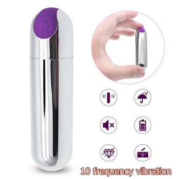 Mini Glont Vibrator Jucarii Sexuale pentru Femei 10 Viteza Impermeabil Vibrații Puternice USB Reîncărcabilă G-spot Masaj juguetes sexuales