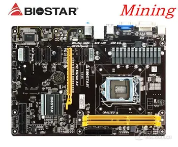 Miniere BTC PRO Utilizate pentru Biostar TB85 Desktop Placa de baza 6GPU 6PCI-E Profesionale B85 LGA 1150 DDR3 16G SATA3 USB3.0