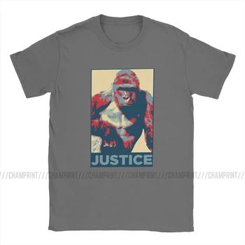 Minunat Harambe Justiție T-Shirt Pentru Bărbați Echipajul Gât Bumbac Tricou Sculele Maneca Scurta New Topuri Plus Dimensiune