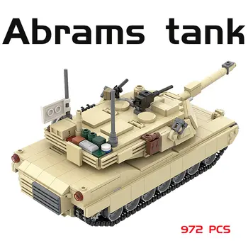 MOC Construi Bloc Filtru Militar Seria Tanc Militar Modern, Creative Assembly Model de Copil Jucărie DIY Construi Cărămizi Cadou de Ziua de nastere