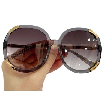 Moda Rotund ochelari de Soare pentru Femei Brand de Lux de Design Oglindă Ochelari de Soare Cu Cutie UV400 Oculos De Sol