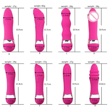 Multi-viteză, Mini Vibrator si Anal Plug G-Spot Vibrații Penis artificial Pitipoance Erotic pasarici rase Masaj Adult Jucarii Sexuale pentru Femei Barbati