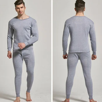 Noi Oamenii fără Sudură Elastica de Catifea Cald Uzura Interior Bărbați Gros Termică de Îmbrăcăminte Lenjerie de corp Seturi de Haine de Iarna cald Pijama Set -OPK