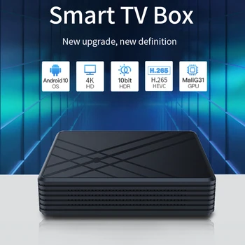 Noi Ultra HD 4K cu Android 9.0 TV Box 3D Wifi 2.4 G RAM 4GB ROM 32G Smart TV S QPro Amlogic S905 Media Player BoxTop Cutie