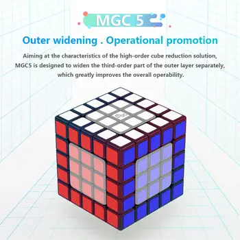 Noi Yongjun MGC 5x5x5 Magnetic Viteză Magic Cube YJ MGC5 Magneți Viteza Cuburi 5x5 Jucarii Educative MGC 5 Neo Cube