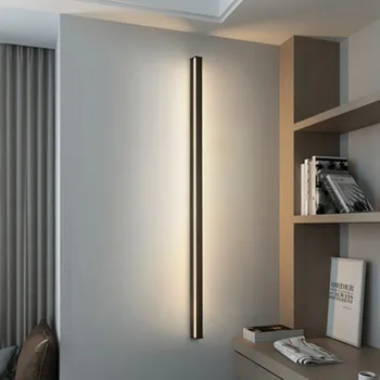 Noile LED-uri Moderne Simplu Lumini de Perete Cu Telecomanda Camera de zi Dormitor Culoar Verandă, Balcon Interior, Lămpi de Iluminat Exterior Impermeabil