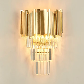 Nordic Light Cristal de Lux Lămpi de Perete Camera de zi Culoar Corpuri de iluminat Bar Iluminat de Proiectare Restaurant Lumini LED Room Decor