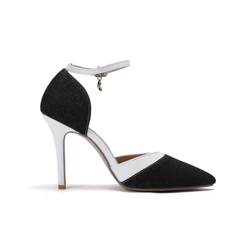 Nou Brand de Moda de Vara Negru Albastru Femeile Formale Sandale cu Tocuri foarte inalte, Pantofi de damă EM192 Plus Mari Dimensiuni Mici 11 30 43 47