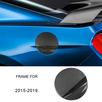 NOU-Pentru Ford Mustang 2016 2017 2018 2019 Accesorii Greu de Fibră de Carbon, Autocolant Auto Capacul Rezervorului de Combustibil Rezervor de Acoperire