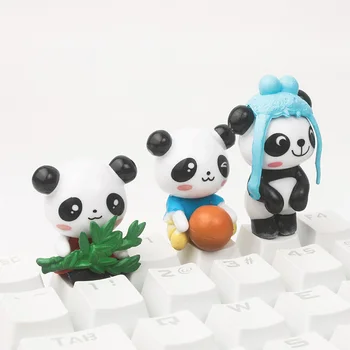 Obraznic Panda Keycap Joc Pentru Tastatură Mecanică De Desene Animate Keycap Stereo Personalitate Drăguț Keycap R4 Înălțime