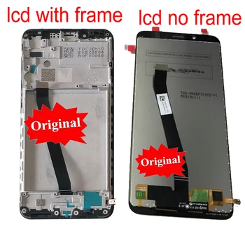 Original, cele mai Bune 10 puncte Xiaomi Redmi 7A Ecran LCD Panou de Ecran Tactil Digitizer Asamblare Sticlă Senzor + Cadru Pantalla
