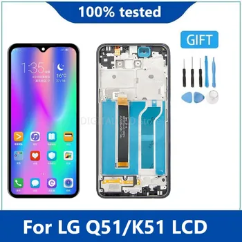 Original Pentru LG K51 K500 Display LCD Touch Ecran Digitizor de Asamblare Pentru LG K51 K500 K500UM LM-K500UM LM-K500UM3 Cu Cadru