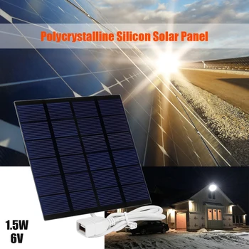 Panou Solar Studiu Silicon Baterie Încărcător de Călătorie în aer liber USB de Polisiliciu Panoul Solar DIY pentru Lumina de Baterie de Telefon Mobil