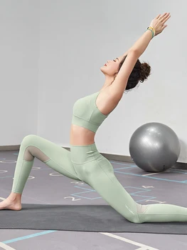 Pantaloni de Yoga pentru femei talie mare fese mesh cu uscare rapida fitness pantaloni de slabit sport jambiere strânse exterior purta vara subțire