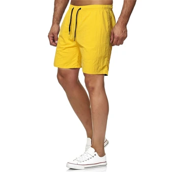 Pantaloni scurți pentru Bărbați 2021 Noua Moda de Vara Casual Barbati de Culoare Simplu Sport Fitness Slim Stil Plajă pantaloni Scurți pentru Bărbați