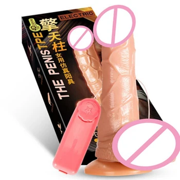 Penis artificial Vibratoare Jucarii Sex Anal Realist Penis Urias ventuza Puternica Scula Vibratoare pentru Femei Vibrator Erotic Adult Produse