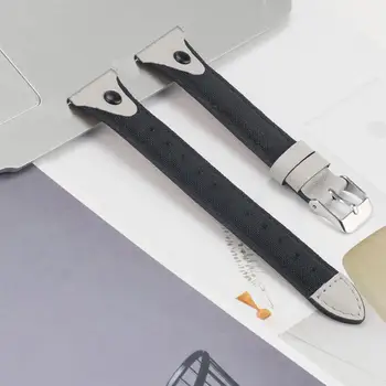 Pentru Fibit-Versa 2 Bandă de Nylon + piele Ceas Inteligent Curea Pentru Fitbit Versa / Versa Lite Smartband Metal Incuietoare Bărbați Femei Watchband