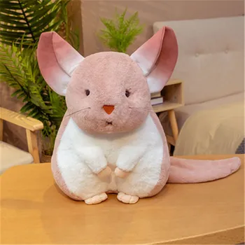 Perna de Hamster Drăguț Moale Chinchilla Papusa de Plus Moale Jucărie de Pluș Animale Mascota pentru Copii Jucării de Crăciun Drăguț Perne de Pluș Jucărie