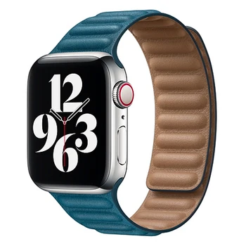 Piele curea de Link-ul pentru apple watch band 44mm 40mm 42mm 38mm Magnetic Loop Original iwatch apple watch 6/5/4/3/2/1/ 44 mm