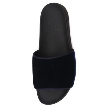 Piergitar 2019 Nou Manual culorile Bleumarin de catifea pentru Bărbați papuci de Vara respirabil clasic papuci de casă stil pentru interior si exterior