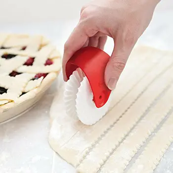 Pizza, produse de Patiserie Zăbrele Cutter de Placinta Decor Instrument Tăietor de Plastic roti Role Helper DIY Aluat Instrumente de Tăiere Accesorii de Bucatarie