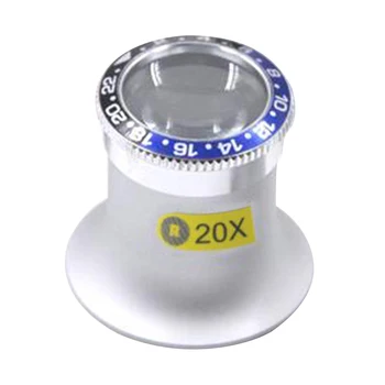 Portabil Max. 20x Ochi Lupă Buclă Ochi de Sticlă Lupa Bijuterii Ceas de Reparații