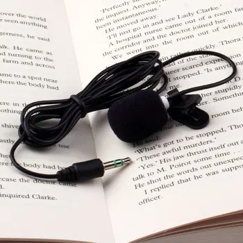 Portabil Mini de 3,5 mm 30Hz -15000Hz Lega Rever Lavaliera Clip Microfon pentru Cursuri de Predare a Lecțiilor de Educație