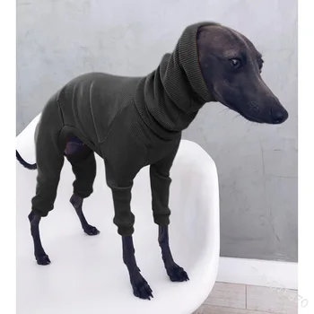 Primăvara câine Ogar haine subțiri de înaltă gât cu patru picioare, haine, culoare solidă stretch confortabil haine de câine Ogar Italian