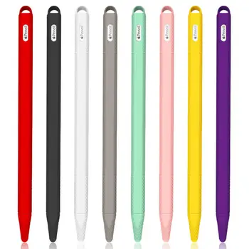 Protectie moale din Silicon Grip Piele Caz Acoperire pentru Apple Pencil a 2-a Generație Manșon de Protecție Pentru apple Pentru iPad 2 pen