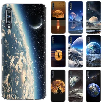 Pământ, Luna, Soarele Planeta Pentru Samsung A50 A10 A20E A51 A10S A20S Telefon A30S A40 A50S A70 A71 Caz Pentru Samsung A6+ A7 A8 J7 J8 Acoperi