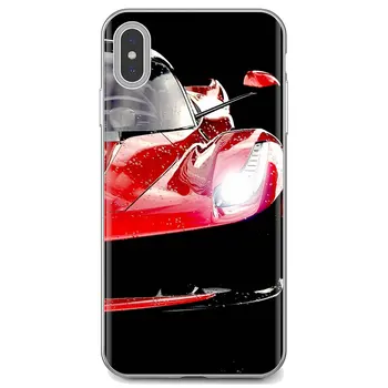Red Auto Sport Classic Car Rece Silicon Cazul în care Telefonul Pentru Huawei Nova 2 2i 3 3i Y3 Y5 Y6 Y7 Y9 Prim 2016 2017 2018 2019