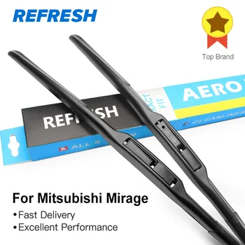 REFRESH Hibrid Hibrid Ștergătoarelor parbriz pentru Mitsubishi Mirage se Potrivesc Cârlig Brațele 2012 2013 2016 2017