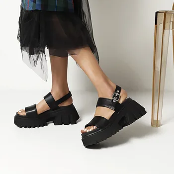SaraIris 2021 Nou-Veniți Femei De Brand De Lux Platforma Indesata Pantofi De Vara Catarama Curea Sandale Femei, Sandale De Vara