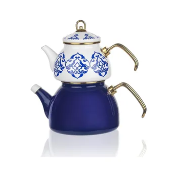 Schafer Otoman Email Ceainic Modern de Înaltă Calitate Ceai turcesc Rezistente la Căldură Elegant, Bucătărie, Fierbător pentru Apă Clocotită Acasă Cadou