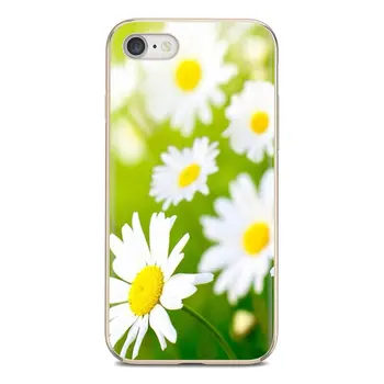 Silicon Telefonul Caz Acoperă Soarele să Strălucească Daisy Florale Flori de Trandafir Pentru Motorola Moto G G2 G3 X4 E4 E5 G5 G5S G6 Z Z2 Z3 C a Juca, Plus