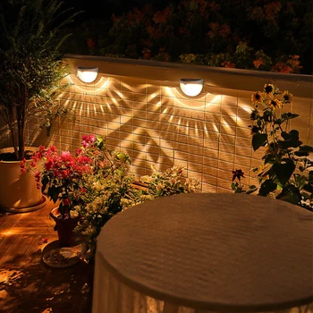 Solar Lumina Led-uri în aer liber lampa de Perete Grădină Lignts Impermeabil Scara Lampă Solară Curte Gradina Decor Pentru Acasă Balcon, Terasă
