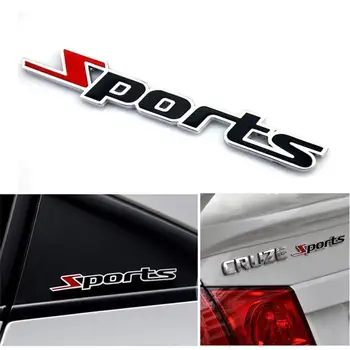 Sport Cuvânt Scrisoare Speciale 3d Crom Terminat de Metal Autocolant Auto Emblema, Insigna Decal Auto Pentru caroserie Decor Detaliază #py10