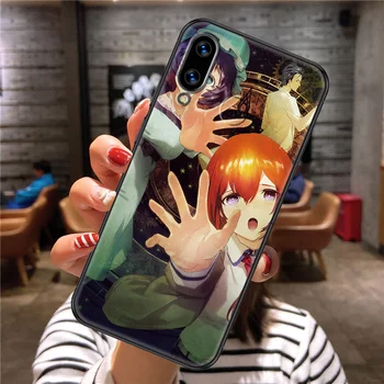 Steins Gate Anime cazul în care Telefonul Pentru Huawei Honor 6 7 8 9 10 10 20 O C X Lite Pro Joace negru destul de rezistent la apa tendință coajă de artă spate