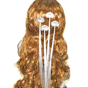 Stralucitoare Părul alb LED-uri Ac de păr Clip Pentru Clasa petrecere Concert de Sărbătoare de Nuntă Festivalul de strălucire În Întuneric consumabile partid Jucarii