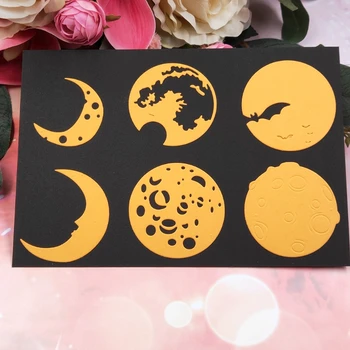 Sun Moon Tăiere de Metal Moare Stencil Scrapbooking DIY Album Timbru de Hârtie Relief 95AA