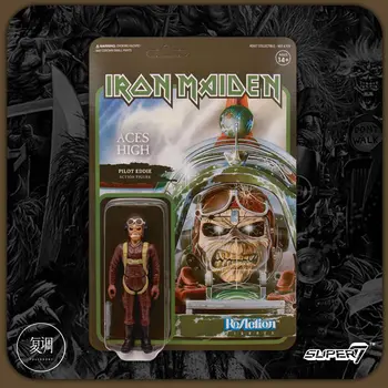 Super7 Iron Maiden Trupa Cifrele de Acțiune de 3.75 inch Colectie de figurine de Halloween, Cadou de Groază Jucării pentru băiat