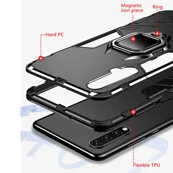 Suport de telefon Inel de Caz pentru Xiaomi Mi Max 3 Magnetice Armura rezistenta la Socuri Capacul pentru Xiomi Km MAX 3 MAX3 MIMax3 Funda