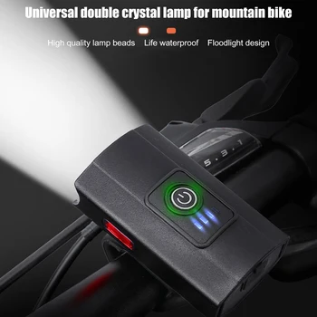 T6 Biciclete de Munte de Lumină 1200mAh 700LM USB de Încărcare cu LED-uri Impermeabil Rutier Biciclete Lampa Ciclism Accesoriu Bicicleta Fața Farurilor