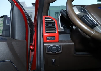 Tabloul de bord Panoul de fantele de Aerisire Ornamente Decorative pentru Ford F150-2020 Auto Interioare Accesorii Styling ABS Fibra de Carbon