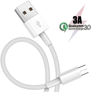 Tip C de Sârmă Cablu Micro USB de Încărcare Rapidă Cablu de 2m 3m USB C Quick Charge 3.0 Incarcator Cablu de Telefon pentru iPhone Samsung Huawei